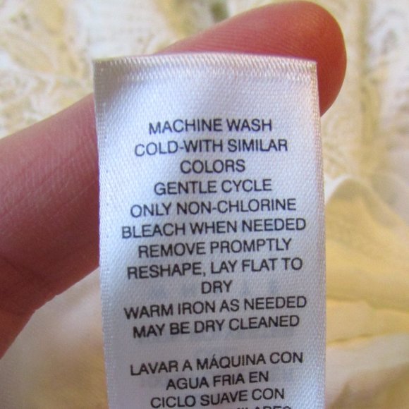 WHBM Bell-Sleeve Lace Peasant Blouse - Picture 10 of 11